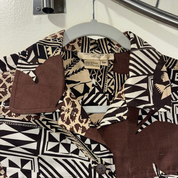 Vintage 100% Silk Button-Up Jacket – Size SP (Small Petite) - Picture 10 of 13